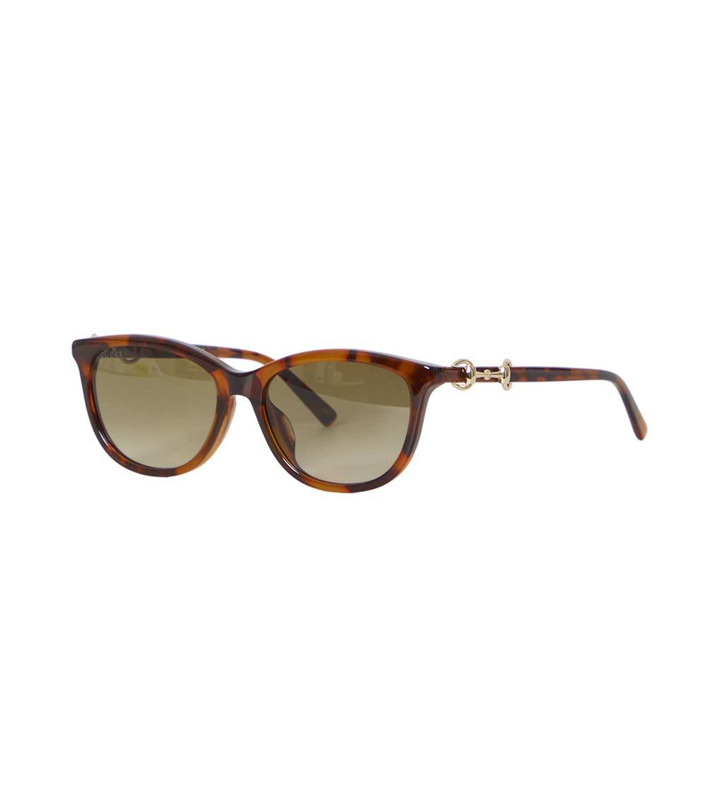 Brown Havana Horsebit Sunglasses 1