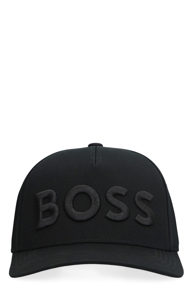 Black Logo Baseball Cap 1
