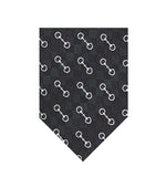 Black Horsebit Tie 1