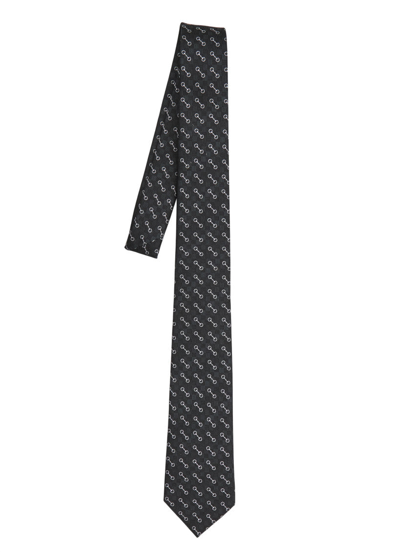 Black Horsebit Tie 2