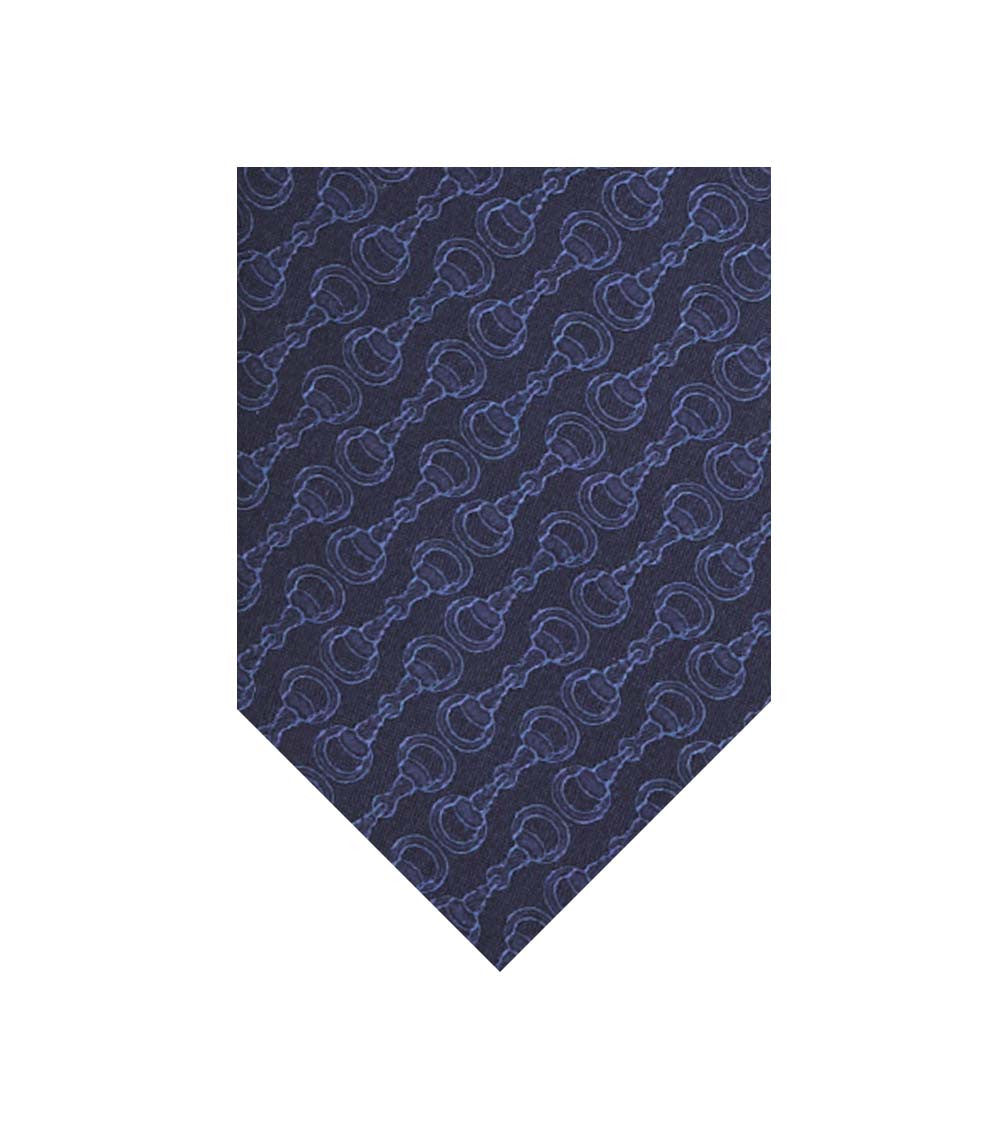 Blue Horsebit Tie 1