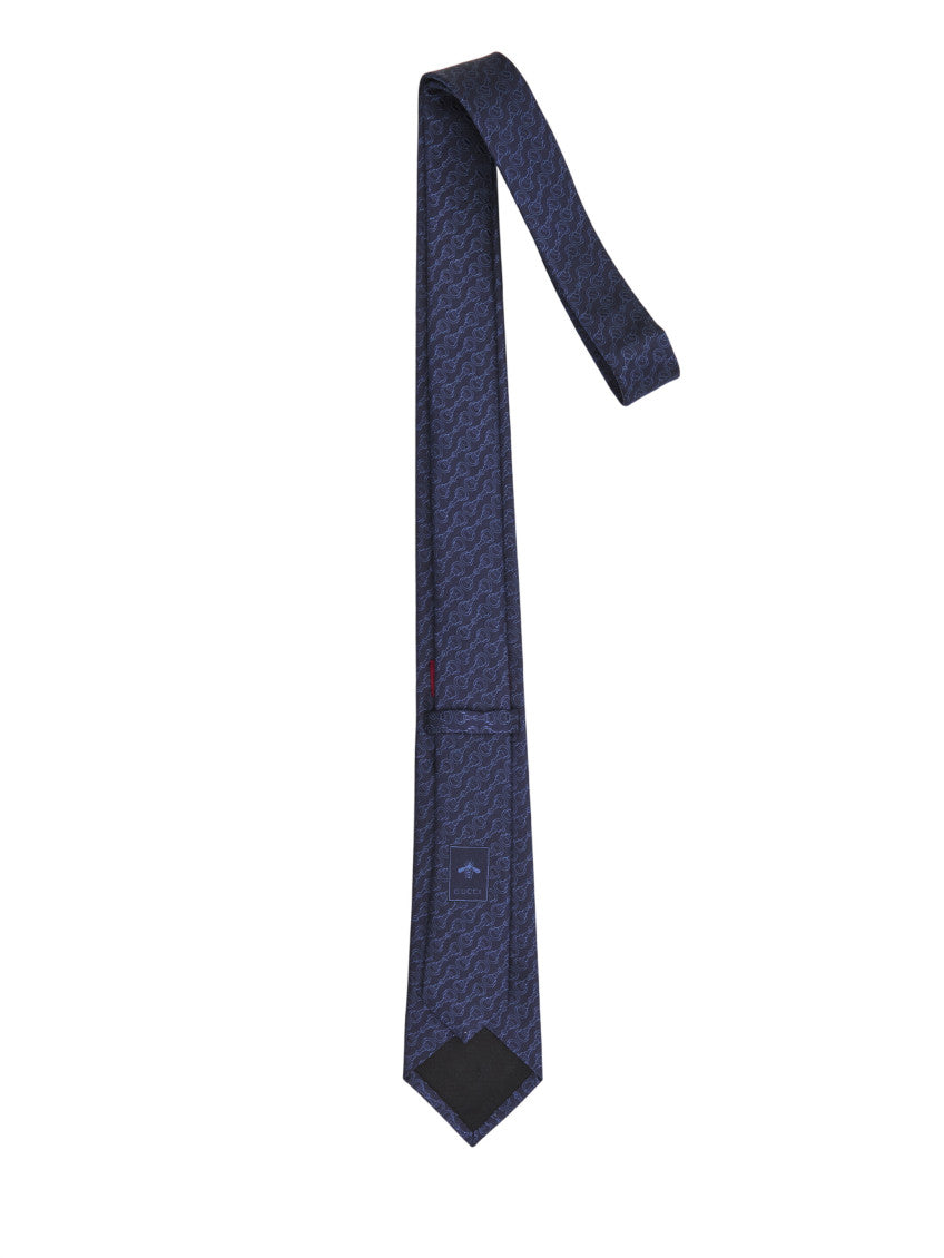 Blue Horsebit Tie 3