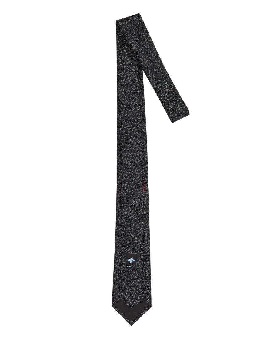 Black Logo Tie 3