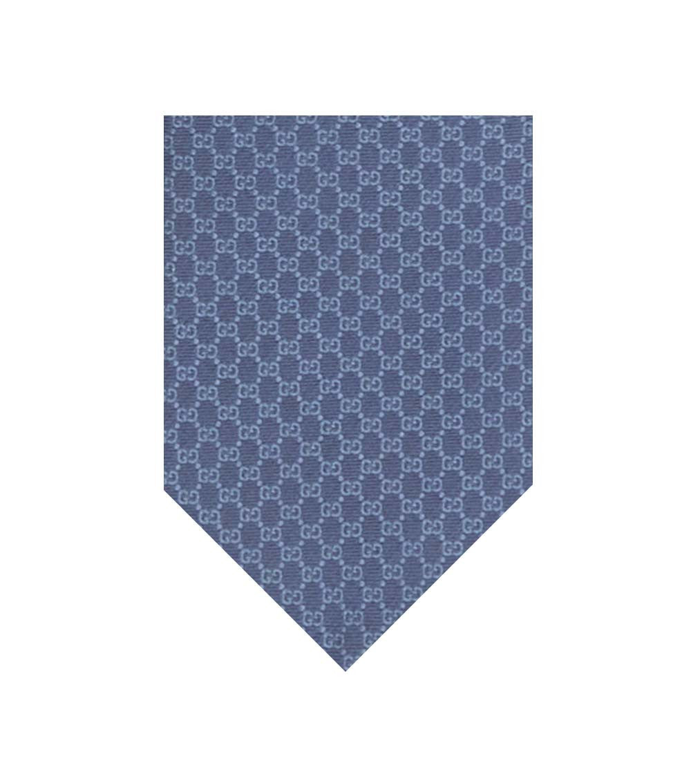 Blue GG Logo Tie 1