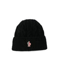 Black Grenoble Knitted Beanie Cap 1