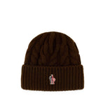 Brown Grenoble Knitted Beanie Cap 1
