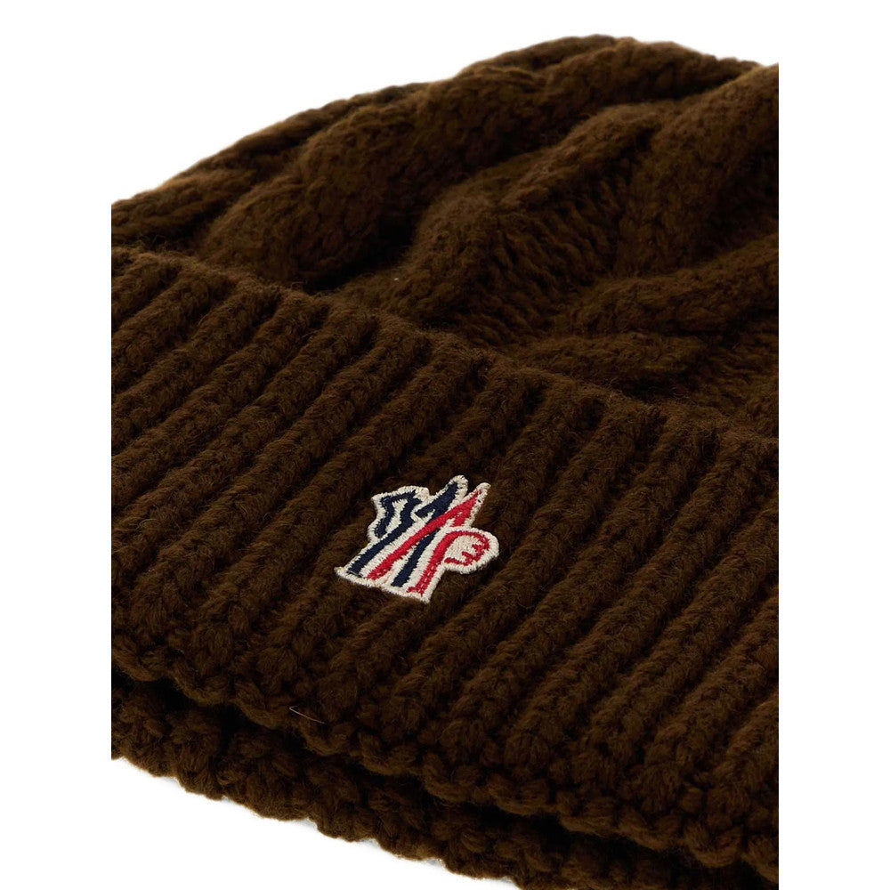 Brown Grenoble Knitted Beanie Cap 3