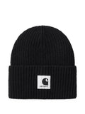 Black Knitted Beanie Cap 1