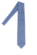 Light Blue Jacquard Tie 1