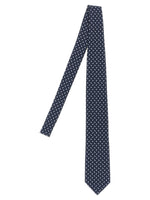 Blue Paisley Print Tie 1