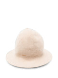 Beige Angelina Textured Breton Hat 1