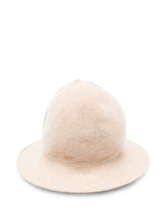 Beige Angelina Textured Breton Hat 1
