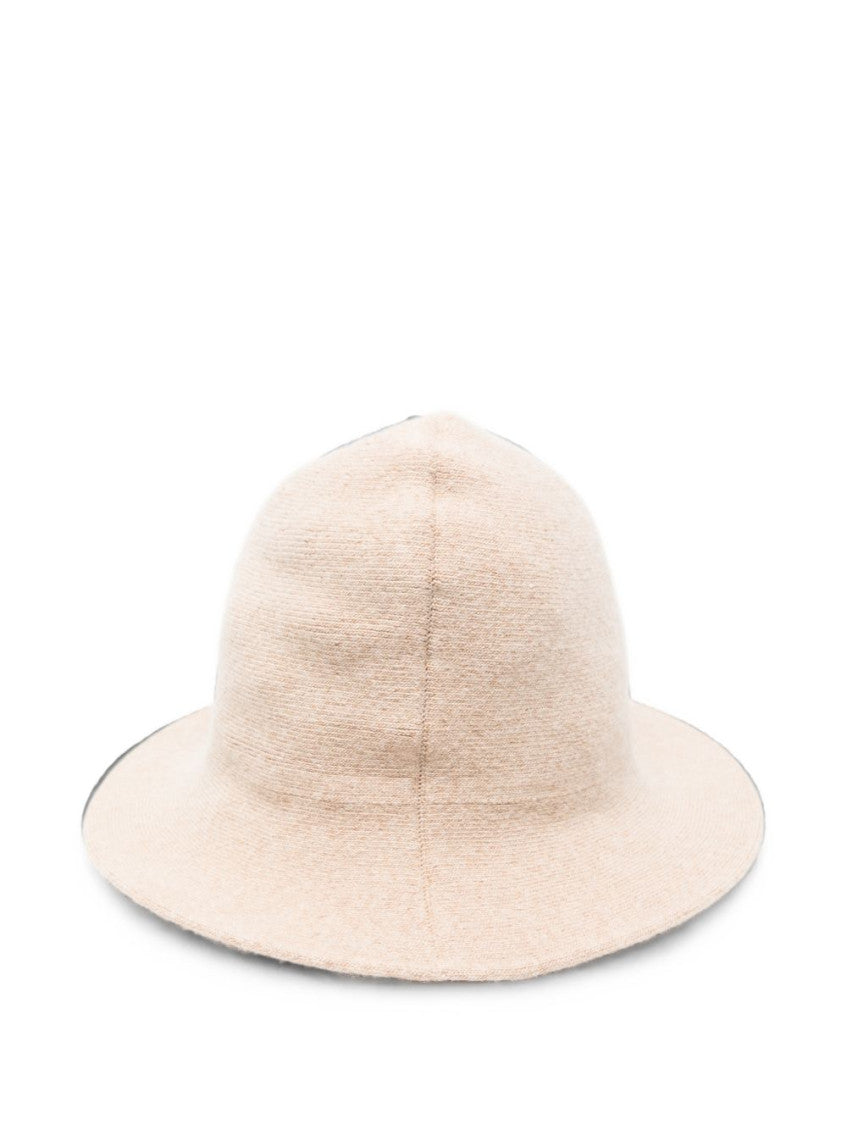 Beige Angelina Textured Breton Hat 3
