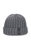 Dark Grey Knitted Beanie Cap 1