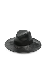 Black Sophie Solid Fedora Hat 1