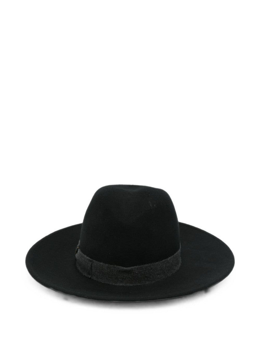 Black Deva Solid Fedora Hat 2