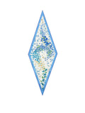 Blue Floral Scarf 1