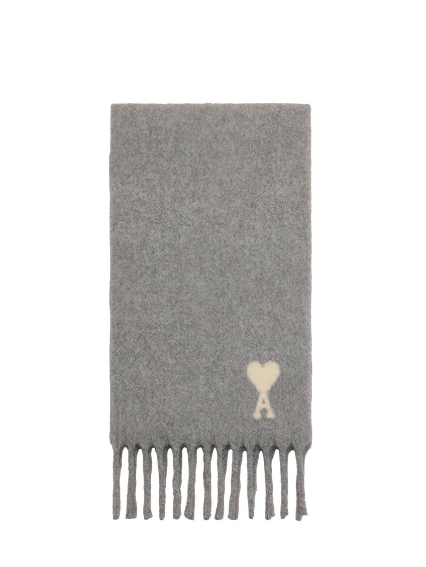 Grey Logo Scarf 1