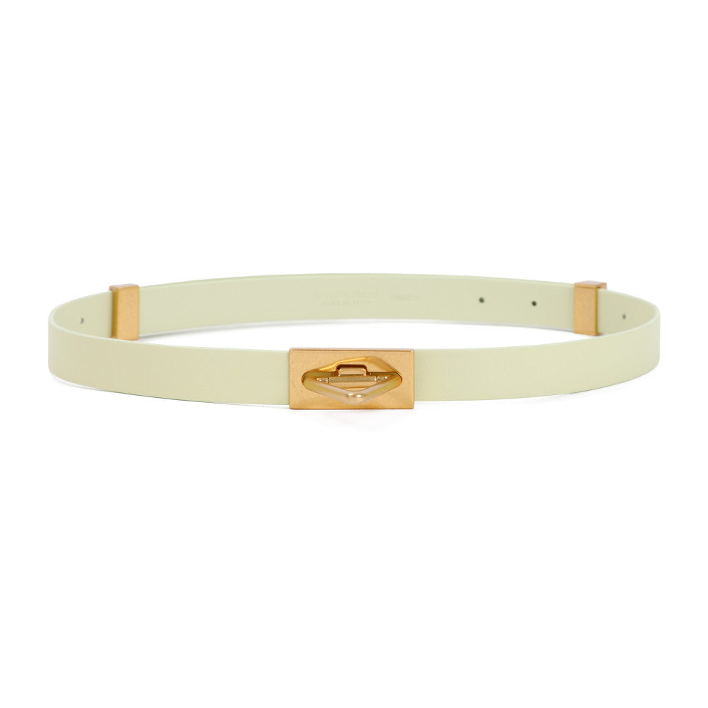 Lemon Washed Point Lock Belt 1