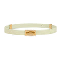 Lemon Washed Point Lock Belt 1