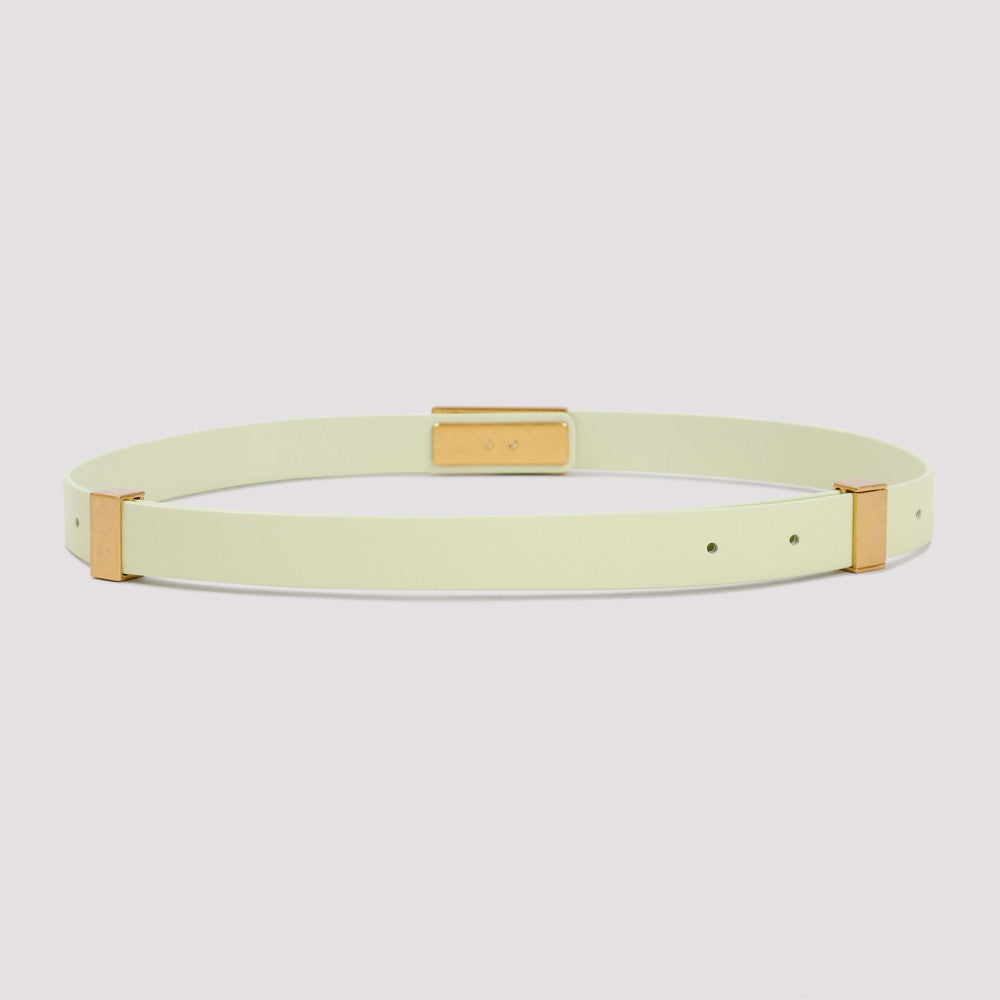 Lemon Washed Point Lock Belt 4
