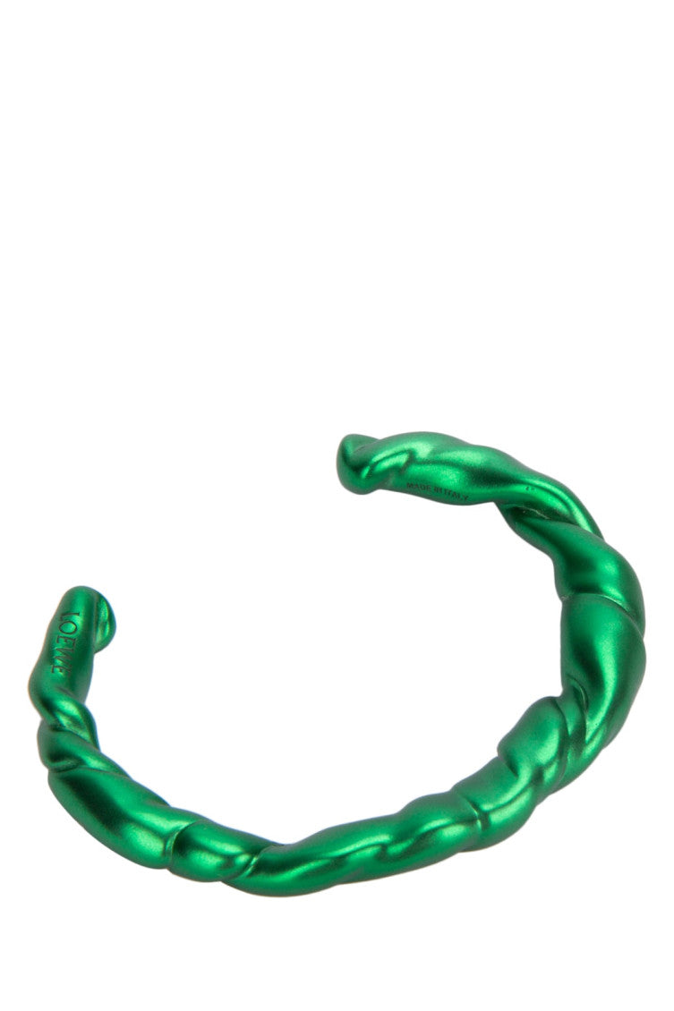 Green Classic twisted Cuff bracelet 2