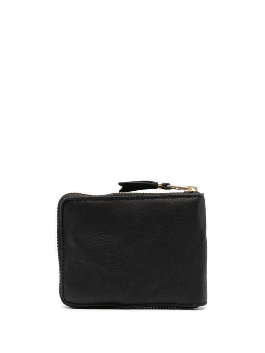 Black Washed Leather Wallet 3