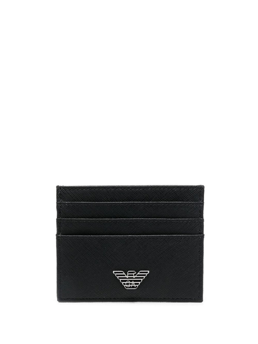 Black Leather credit card case 1