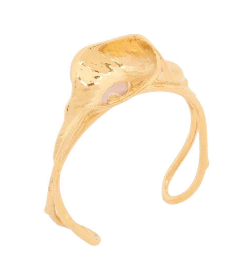 Golden Flower Soul Cuff Bracelet 1