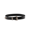Black Logo Buckle Belt 1
