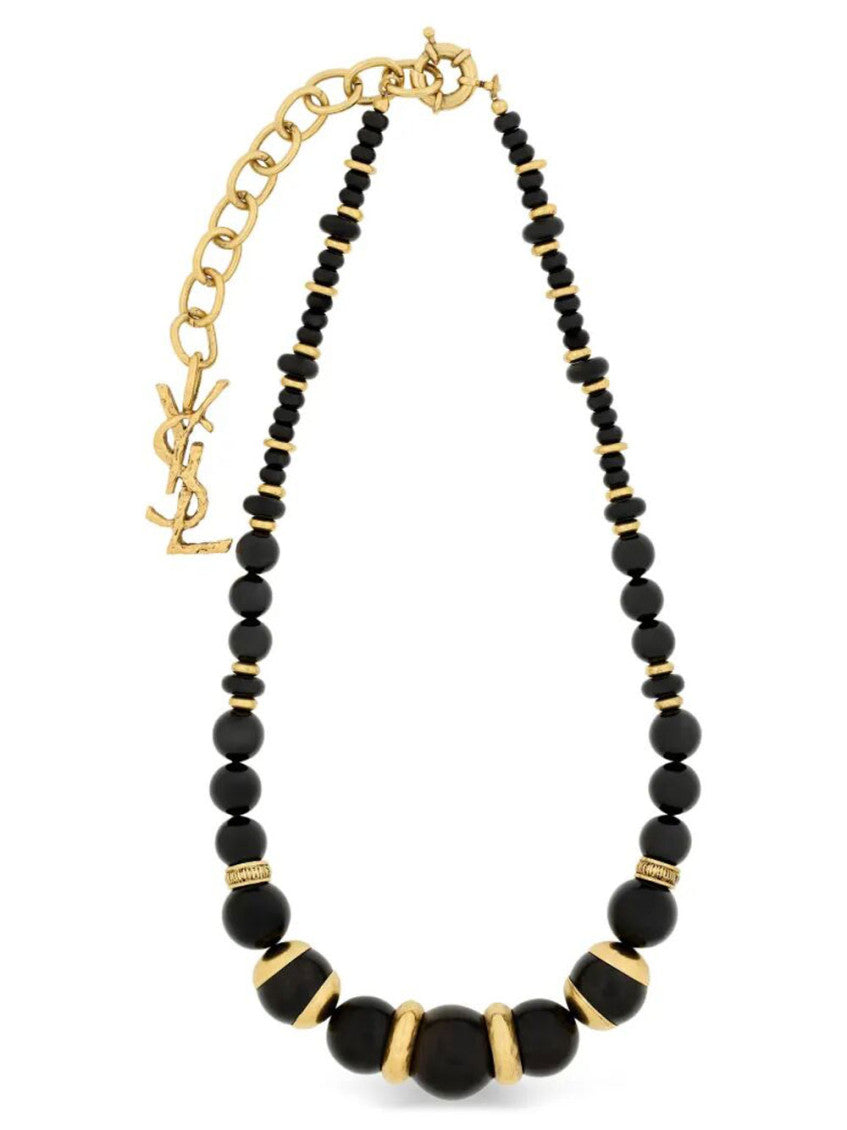 Brown Black Beads Necklace 1