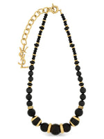 Brown Black Beads Necklace 1
