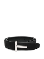 Black Logo Buckle Belt 1