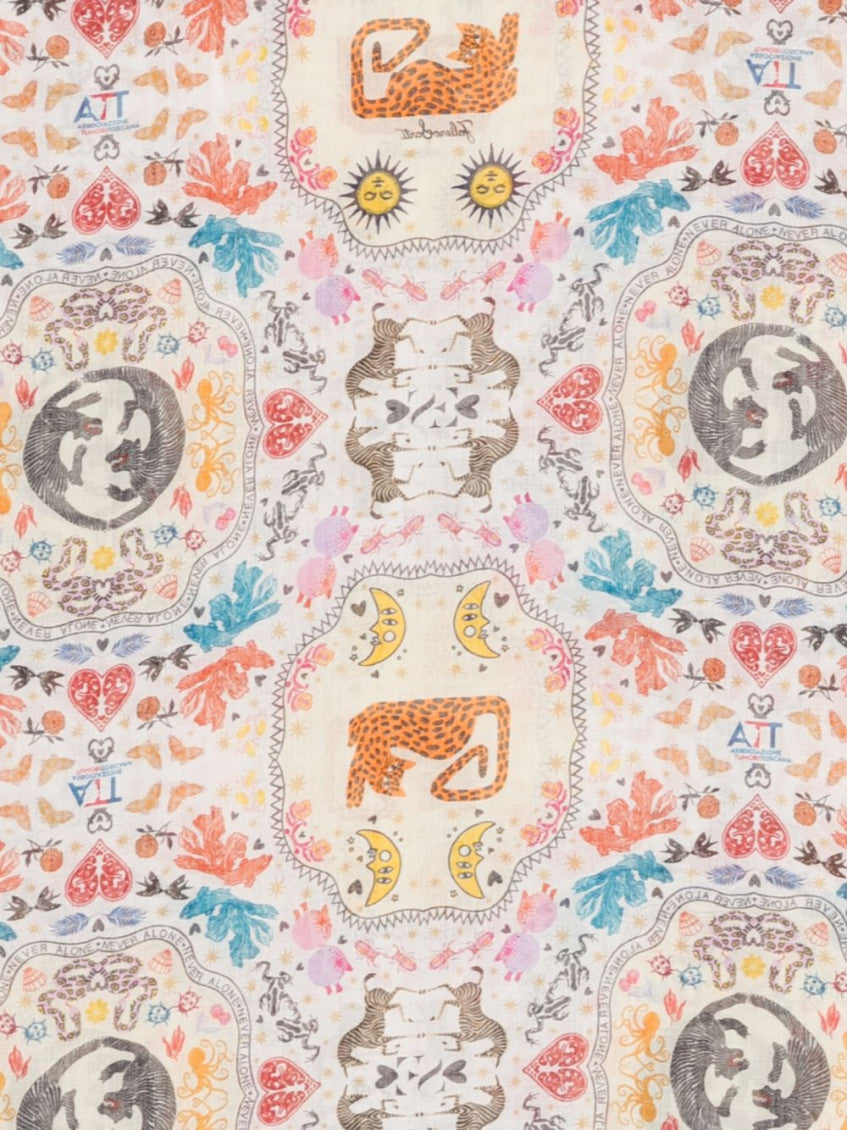 Multicolor Printed Scarf 2