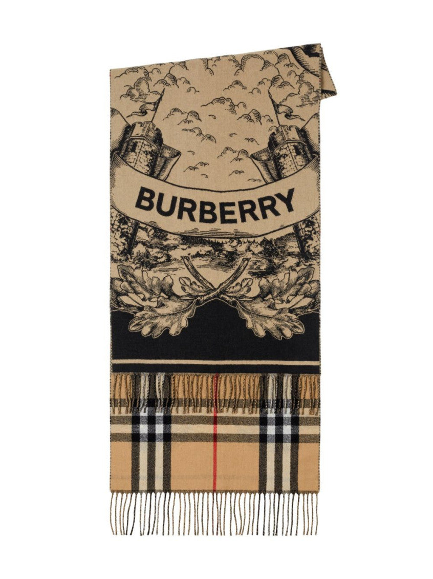 Multicolor Logo Graphic Scarf 1