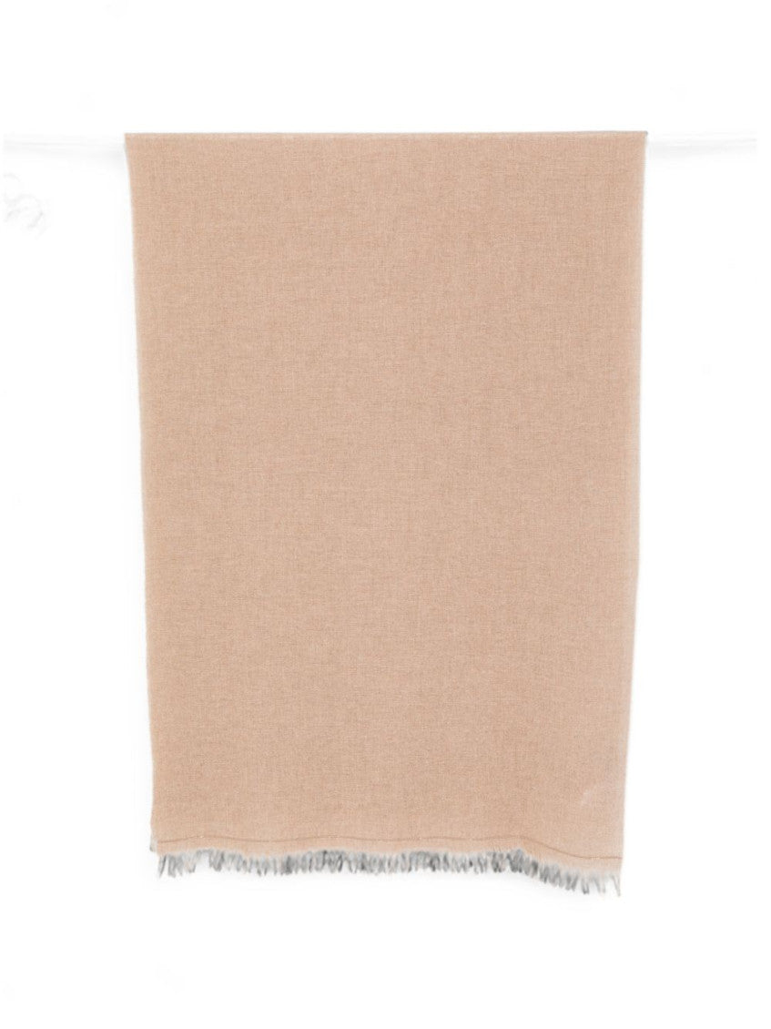 Beige Solid Scarf 1