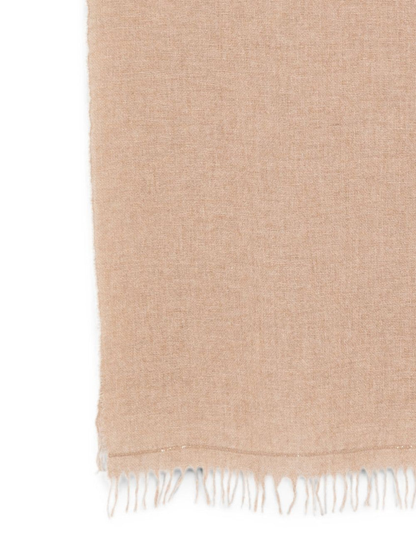 Beige Solid Scarf 2