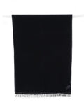 Navy Blue Wool Solid Scarf 1