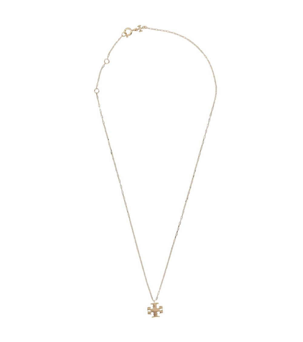 Golden Logo Pendant Necklace 2