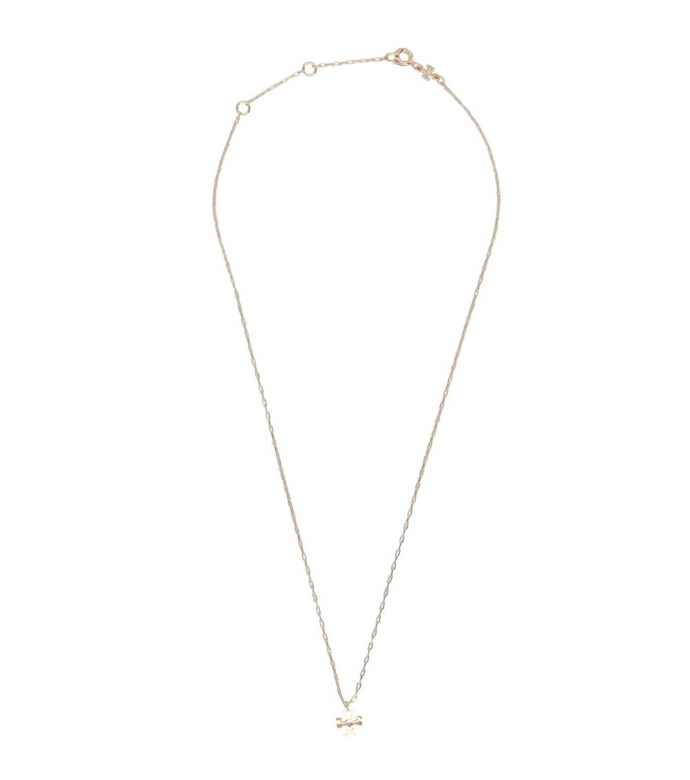 Silver Logo Pendant Necklace 1