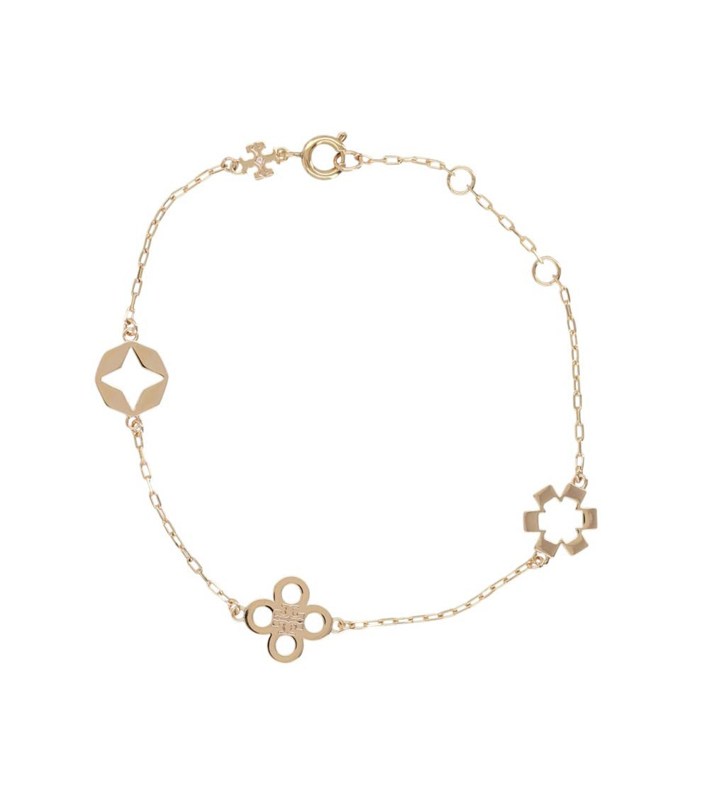 Gold Clover Chain Bracelet 1