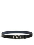 Black Logo Reversible  Belt 1