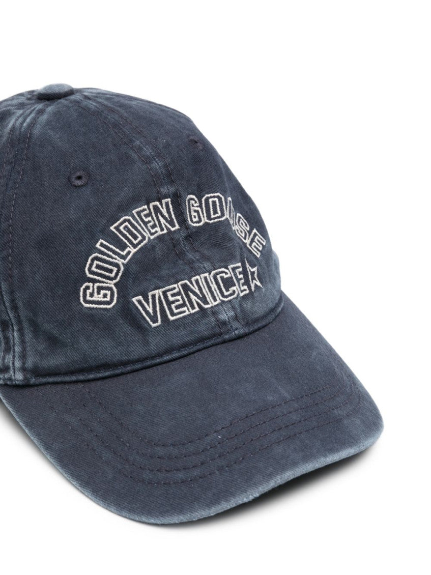 Dark Blue Logo Baseball Hat 3