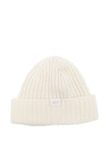 White Logo Beanie Hat 1