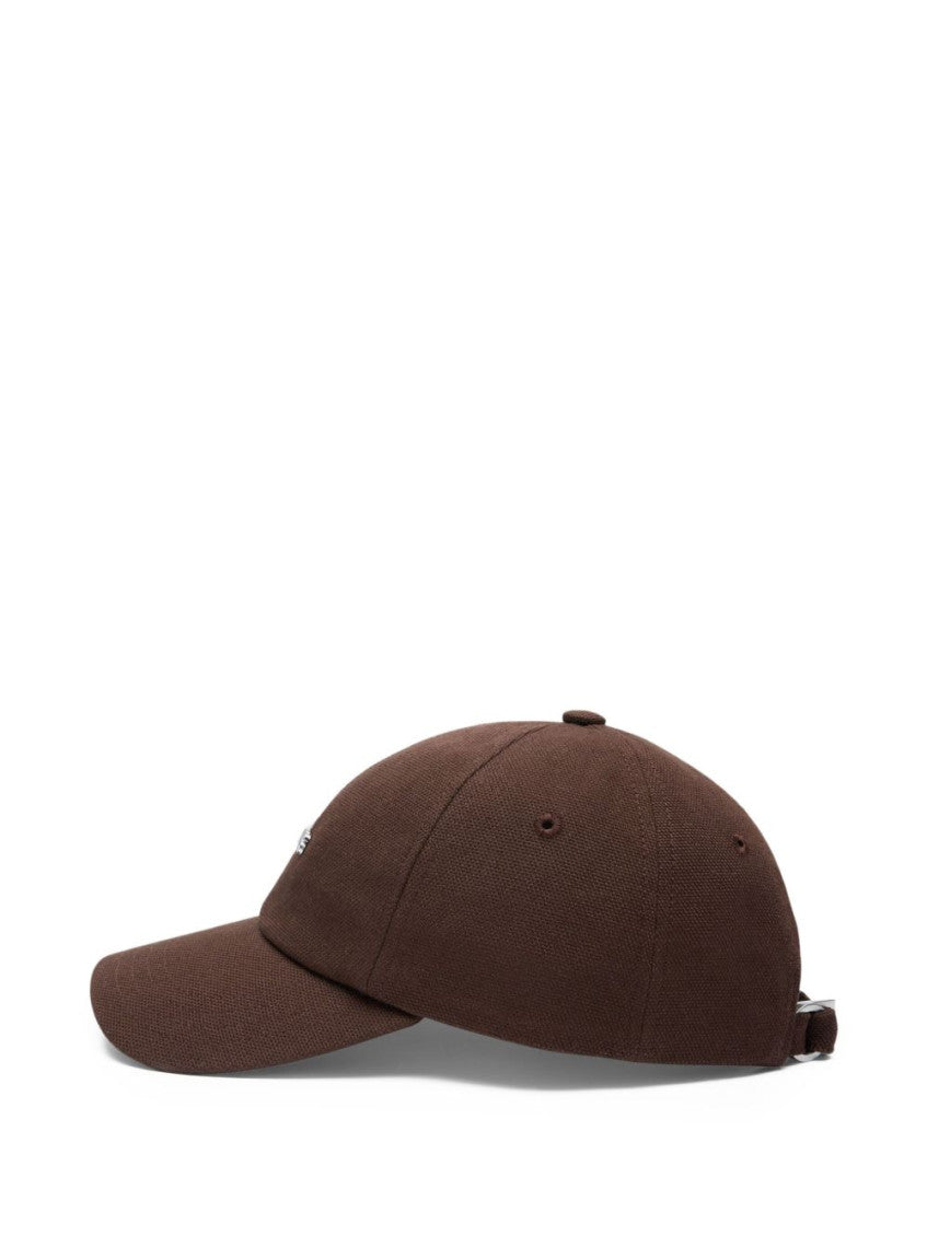 Brown Logo Solid Baseball Cap 3