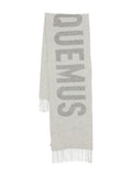 Grey Logo Scarf 1