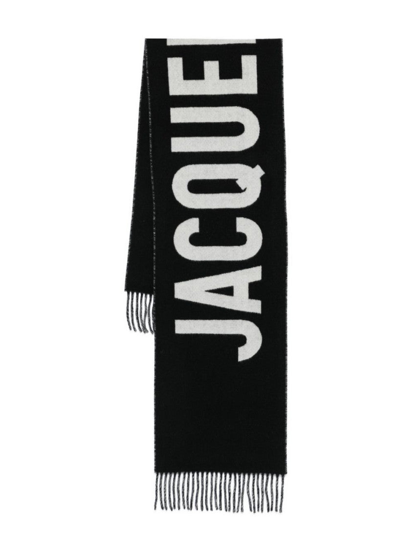 Black Logo Scarf 1