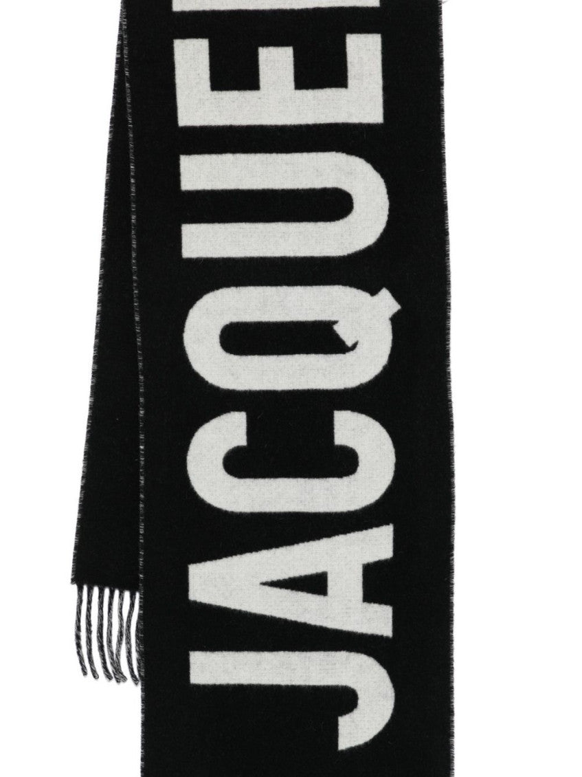 Black Logo Scarf 2