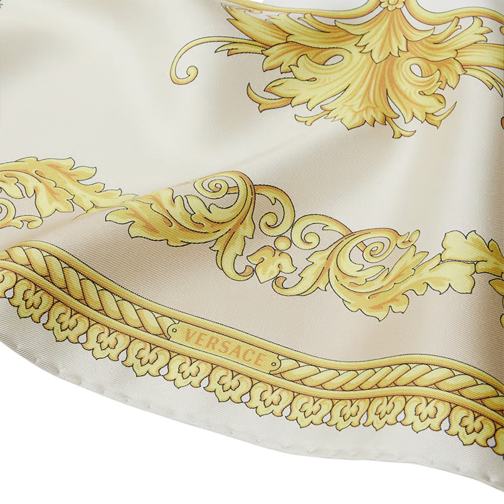 Ivory Barocco Printed Scarf 2