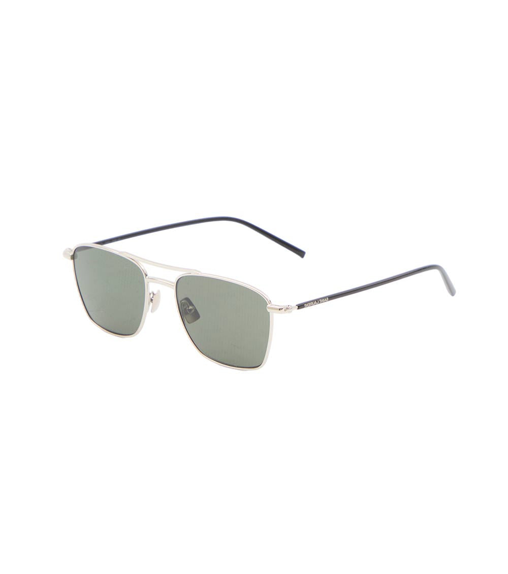 Silver Logo Pilot Sunglasses 1